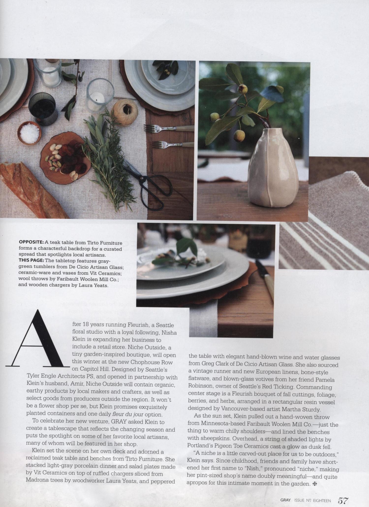 VIT ceramics, tableware, pear bud vase